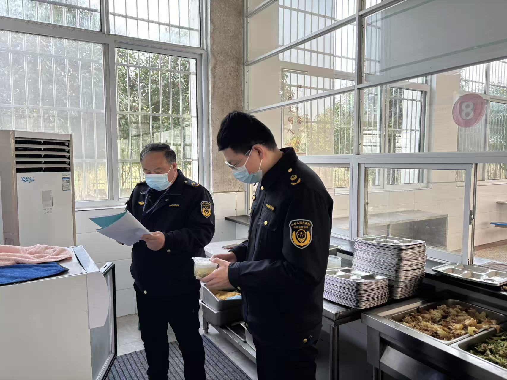 护航开学“第一餐”——阜宁县市场监管局开